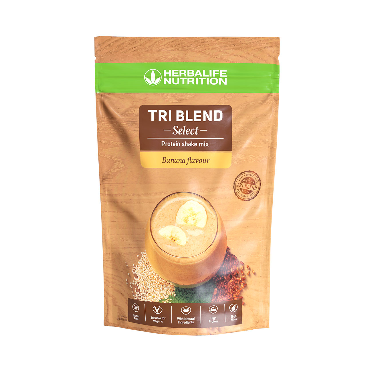 Tri Blend Select Protein Shake Banana produktbild