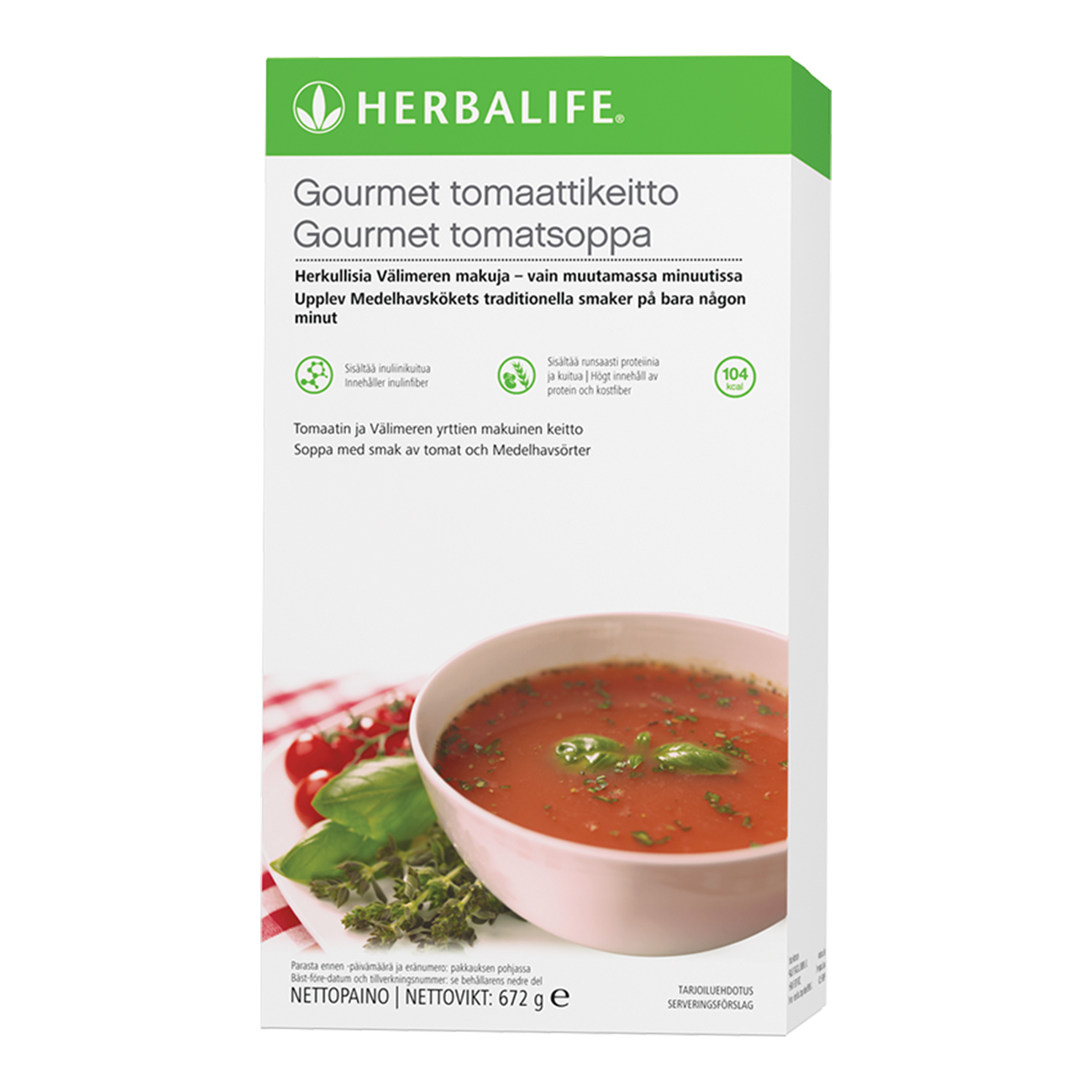 Gourmet tomatsoppa Protein Snack produktbild