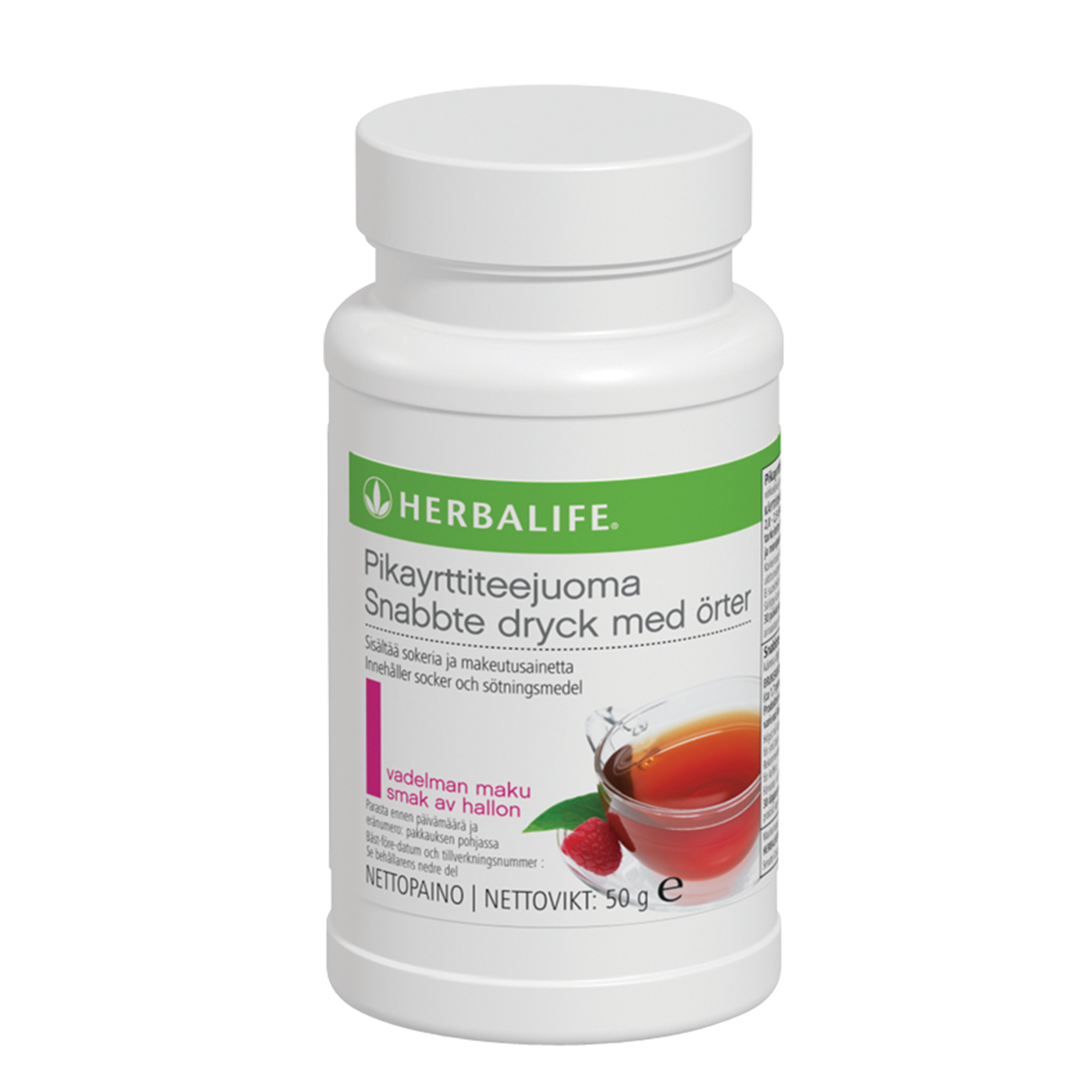 Instant tedryck med örter Hallon Raspberry produktbild