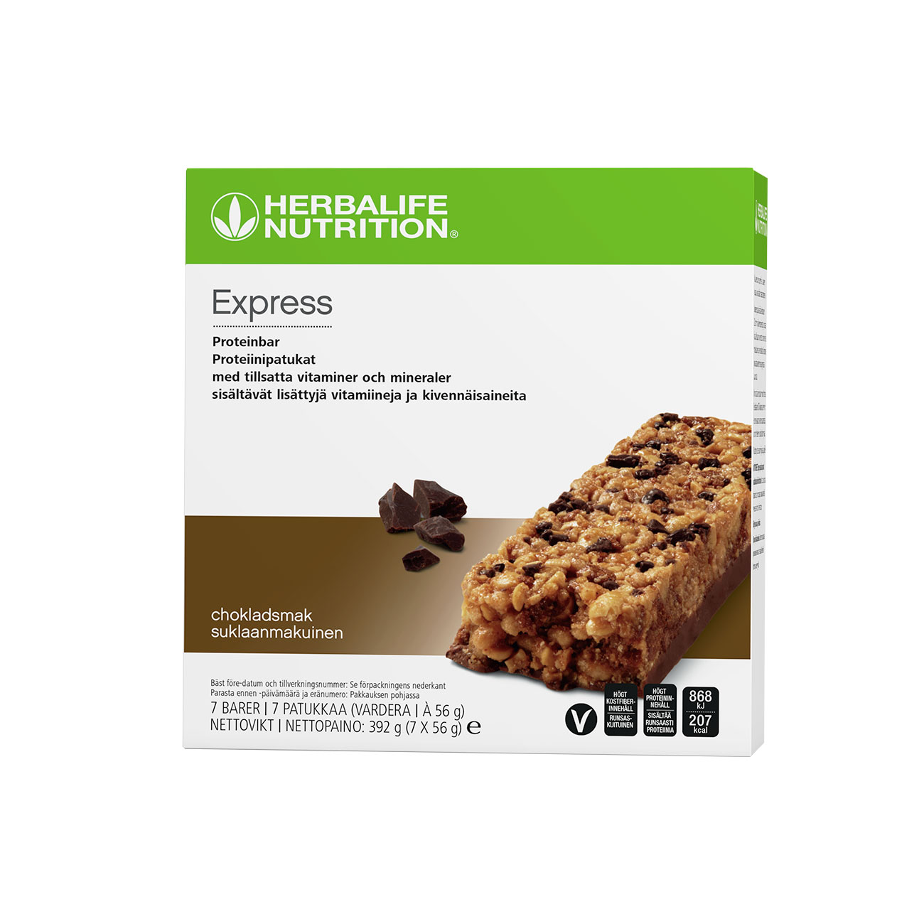 Express Protein Bars Chocolate produktbild