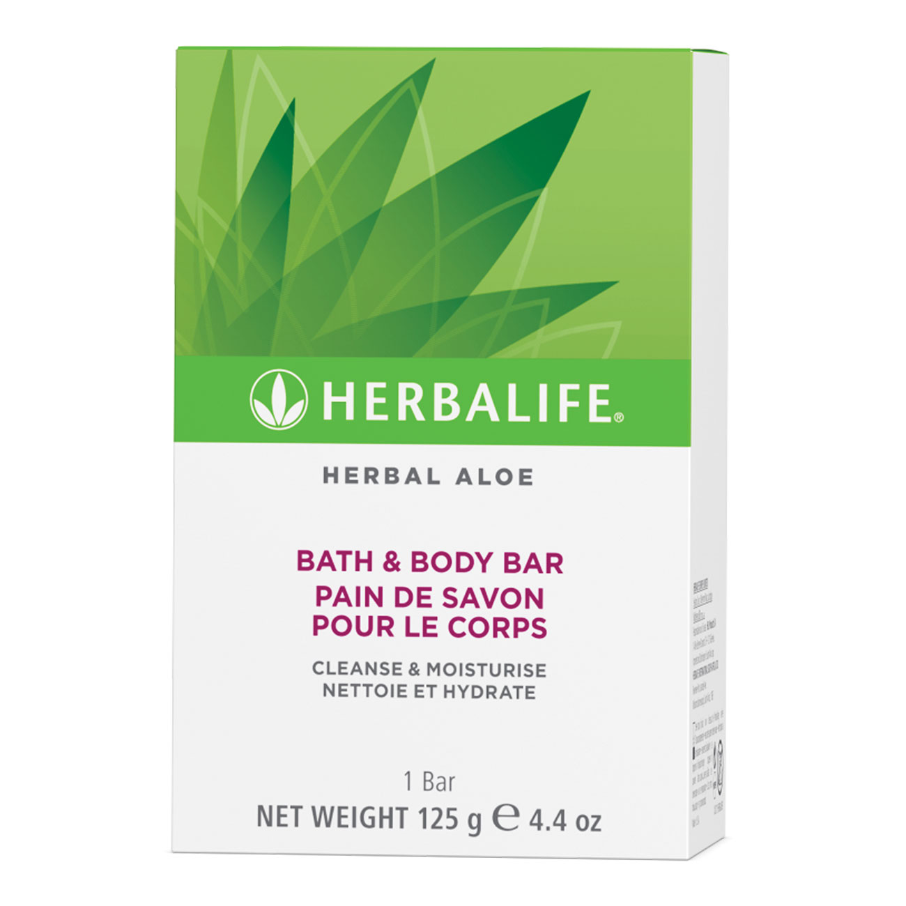Herbal Aloe bad- och kroppstvål produktbild