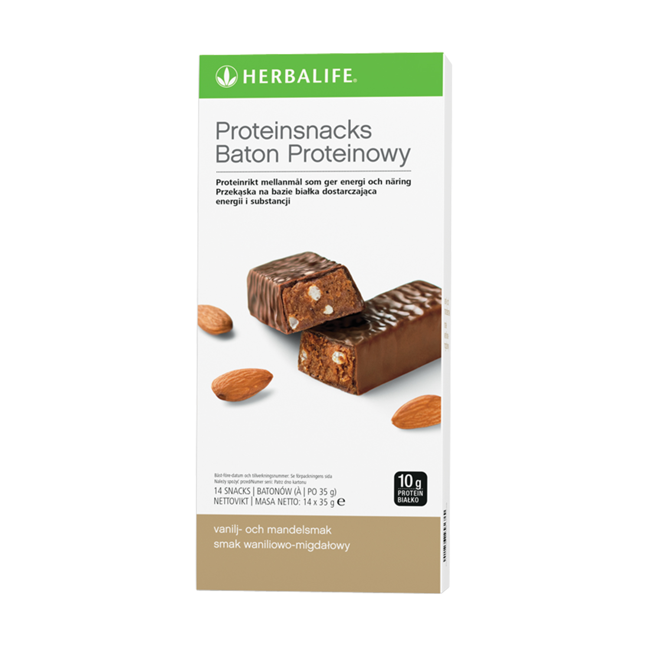Proteinsnacks Vanilla Almond produktbild